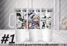 Load image into Gallery viewer, Soul Meister Scythe Anime Manga 40oz Tumbler
