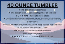 Load image into Gallery viewer, Ninja Anime Manga 40oz Tumbler
