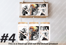 Load image into Gallery viewer, Soul Reaper Shinigami Anime Manga Panel 16oz Frosted Glass Cup / Stainless Steel Can
