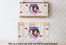 Load image into Gallery viewer, Heaven Blessing BL Romance Anime 16oz Frosted Glass Cup / Stainless Steel Can
