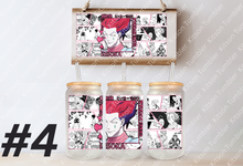 Load image into Gallery viewer, Hunter HXH Anime Manga 16oz Frosted Glass Cup/ Stainless Steel Can Panel
