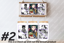 Load image into Gallery viewer, Apothecary Mao Jin Anime Manga Panel 16oz Frosted Glass Cup/ Stainless Steel Cup
