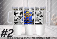 Load image into Gallery viewer, Ninja Anime Manga 40oz Tumbler
