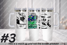 Load image into Gallery viewer, Ninja Anime Manga 40oz Tumbler
