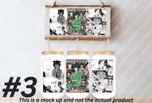 Load image into Gallery viewer, Apothecary Mao Jin Anime Manga Panel 16oz Frosted Glass Cup/ Stainless Steel Cup
