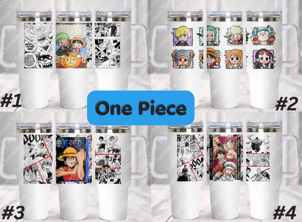 King of the Pirates Piece Anime Manga 40oz Tumbler