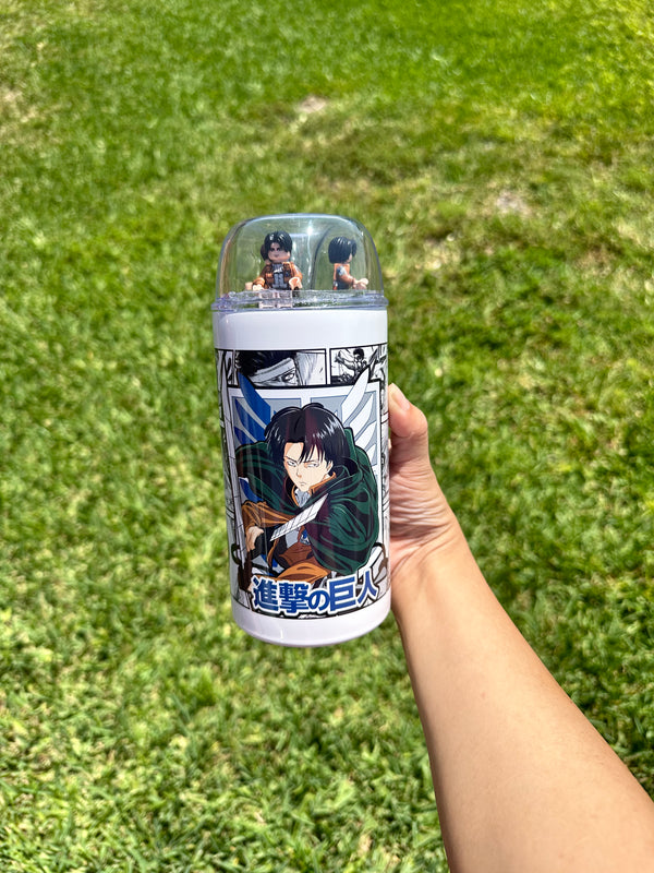 Survival against titans Anime Manga Panel 22oz Dome Lid Trinket Tumbler