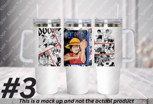 Load image into Gallery viewer, King of the Pirates Piece Anime Manga 40oz Tumbler
