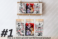 Load image into Gallery viewer, Chainsaw Devil Hunter Anime Manga 16oz Frosted Glass Cup / Stainless Steel Can Panel
