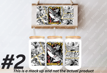 Load image into Gallery viewer, Chainsaw Devil Hunter Anime Manga 16oz Frosted Glass Cup / Stainless Steel Can Panel
