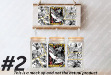 Load image into Gallery viewer, Chainsaw Devil Hunter Anime Manga 16oz Frosted Glass Cup / Stainless Steel Can Panel
