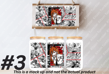 Load image into Gallery viewer, Chainsaw Devil Hunter Anime Manga 16oz Frosted Glass Cup / Stainless Steel Can Panel

