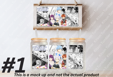 Load image into Gallery viewer, Sorcery Journey Elf Hero Anime Manga Panel 16oz Frosted Glass Cup / Stainless Steel Can
