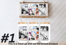 Load image into Gallery viewer, Sorcery Journey Elf Hero Anime Manga Panel 16oz Frosted Glass Cup / Stainless Steel Can
