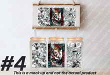 Load image into Gallery viewer, Chainsaw Devil Hunter Anime Manga 16oz Frosted Glass Cup / Stainless Steel Can Panel
