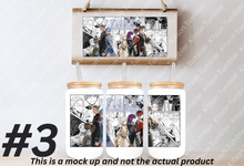 Load image into Gallery viewer, Sorcery Journey Elf Hero Anime Manga Panel 16oz Frosted Glass Cup / Stainless Steel Can
