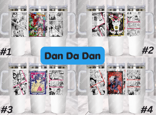 Alien Yokai High Schooler Anime Manga Panel 40oz Tumbler