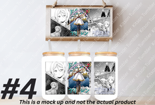 Load image into Gallery viewer, Sorcery Journey Elf Hero Anime Manga Panel 16oz Frosted Glass Cup / Stainless Steel Can
