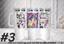 Load image into Gallery viewer, Alien Yokai High Schooler Anime Manga Panel 40oz Tumbler
