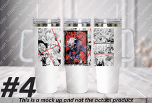 Load image into Gallery viewer, Alien Yokai High Schooler Anime Manga Panel 40oz Tumbler
