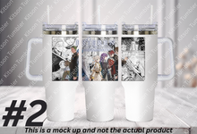 Load image into Gallery viewer, Sorcery Journey Elf Hero Anime Manga Panel 40oz Tumbler
