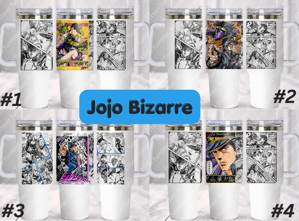 Jo jo Journey Anime Manga Panel 40oz Tumbler