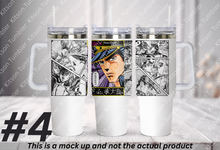 Load image into Gallery viewer, Jo jo Journey Anime Manga Panel 40oz Tumbler
