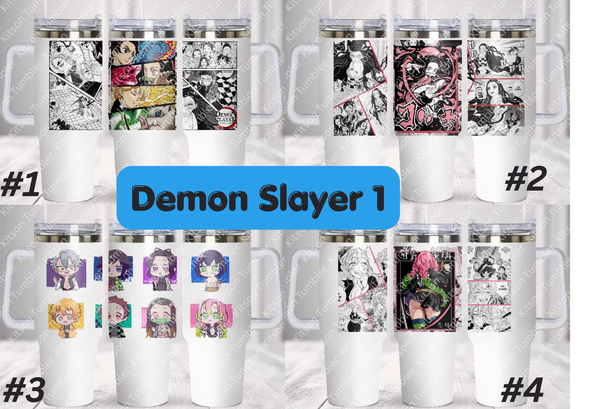 Slayer Breathing Style Anime Manga Panel 40oz Tumbler