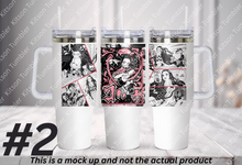 Load image into Gallery viewer, Slayer Breathing Style Anime Manga Panel 40oz Tumbler
