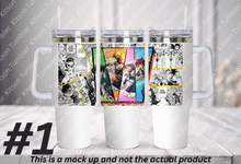 Load image into Gallery viewer, Hero Academy Quirks Anime Manga 40oz Tumbler
