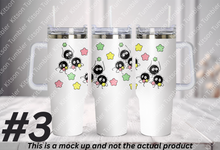 Load image into Gallery viewer, Studio Whimsical Forest Cat Anime Manga Panel 40oz Tumbler
