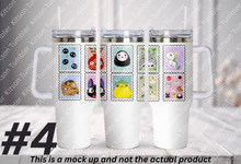 Load image into Gallery viewer, Studio Whimsical Forest Cat Anime Manga Panel 40oz Tumbler
