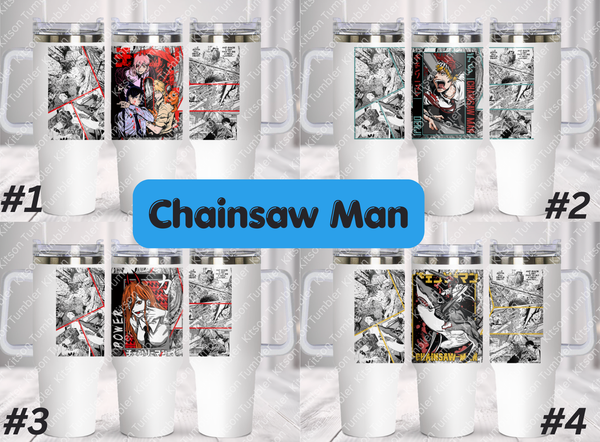 CSM Chainsaw Devil Hunter Anime Manga 40oz Tumbler