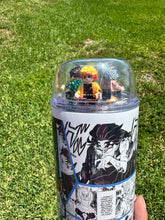 Load image into Gallery viewer, Slayer Breathing Style Anime Manga Panel 22oz Dome Lid Trinket Tumbler
