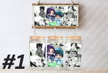 Load image into Gallery viewer, Apothecary Mao Jin Anime Manga 16oz Frosted Glass Cup
