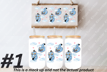 Load image into Gallery viewer, KPDH Derpy Tiger 16oz Frosted Glass Cup/ Stainless Steel Can
