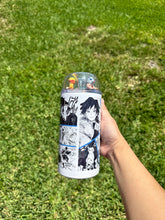 Load image into Gallery viewer, Slayer Breathing Style Anime Manga Panel 22oz Dome Lid Trinket Tumbler
