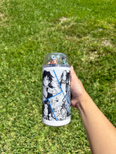 Load image into Gallery viewer, Slayer Breathing Style Anime Manga Panel 22oz Dome Lid Trinket Tumbler

