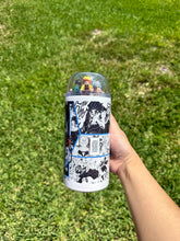Load image into Gallery viewer, Slayer Breathing Style Anime Manga Panel 22oz Dome Lid Trinket Tumbler
