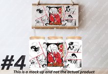 Load image into Gallery viewer, Inyu Dog Demon Boy Anime Manga Panel 16oz Frosted Glass Cup/ Stainless Steel Can
