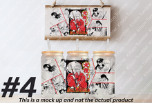 Load image into Gallery viewer, Inyu Dog Demon Boy Anime Manga Panel 16oz Frosted Glass Cup/ Stainless Steel Can
