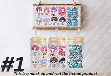 Load image into Gallery viewer, KPDH Demon 16oz Frosted Glass Cup
