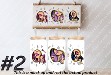 Load image into Gallery viewer, KPDH Demon Fighter 16oz Frosted Glass Cup/ Stainless Steel Can
