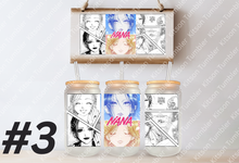 Load image into Gallery viewer, Nana Hachi Anime Manga Panel 16oz Frosted Glass Cup / Stainless Steel Can
