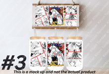 Load image into Gallery viewer, Inyu Dog Demon Boy Anime Manga Panel 16oz Frosted Glass Cup/ Stainless Steel Can
